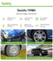 TPMS Tire Pressure Sensor Monitoring System Solar TMPS Display Alarm Car 4 Wheel External Internal Tyre Pressure Sensors