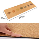 Natural Cork  Yoga Mat Fitness Gym 5 mm thickness
