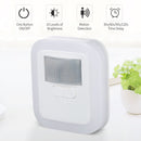 LED Plug-in Motion Sensor Light Wall Night Lamp Light with Brightness 30s/60s/90s/120s Lighting Time Adjustable for Living Room