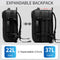 Men Travel Backpack Expandable Large Capacity USB Charging 15.6 inch Laptop Backpack Waterproof