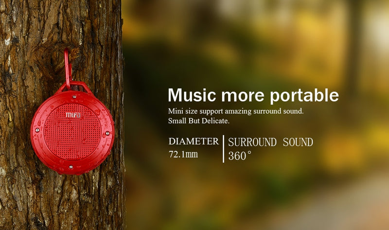 Wireless Bluetooth Speaker Built-in mic Stereo IXP6 Water-proof Outdoor Speaker