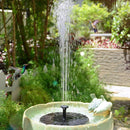 Round Solar Fountain Floating Water Fountain Fontaine For Garden Decoration Solar Fontein Pool Pond Waterfall