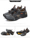 Men Hiking Shoes Suede + Mesh Outdoor Men Sneakers Climbing Shoes Men Sport Shoes Quick-dry Water Shoes