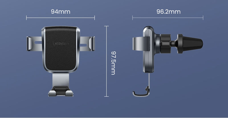 Car Phone Holder for Mobile Smartphone  Auto Vent Mount Gravity Holder Stand