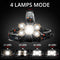 Most Powerful LED Headlight headlamp 5LED  18650 battery Best For Camping, fishing