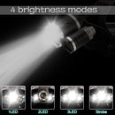Most Powerful LED Headlight headlamp 5LED  18650 battery Best For Camping, fishing