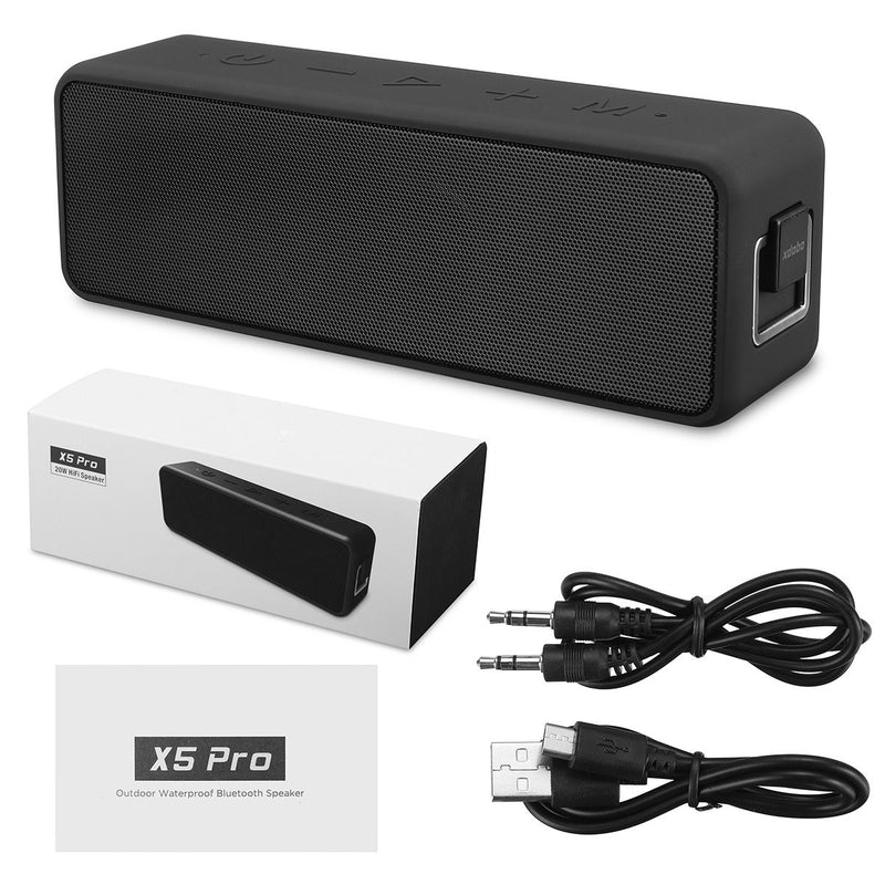 20W Portable bluetooth5.0 Wireless Speaker Better Bass 24-Hour  bluetooth Range IPX7 Water Resistance Soundbar Subwoofer