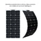 Solar panel 100W 18V Glass 2PCS 3PCS 4PCS solar Panels 200W 300W 400W flexible bsolaire Monocrystalline board