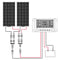 Solar panel 100W 18V Glass 2PCS 3PCS 4PCS solar Panels 200W 300W 400W flexible bsolaire Monocrystalline board