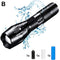 T6 LED Handheld Tactical Flashlight Zoom Torch Light Camping Lamp for 18650 Rechargeable Battery AAA