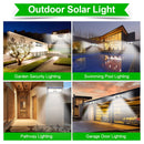 Outdoor Lighting Solar Motion Sensor Light New Upgrade 268 LED Solar Lamp Waterproof for Garden Decoration Street Security Light