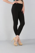 fashion 2020 spring and summer  women bamboo fiber high elastic slim leggings plus size XL- 7 XL