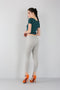 fashion 2020 spring and summer  women bamboo fiber high elastic slim leggings plus size XL- 7 XL