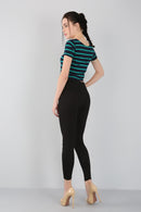 fashion 2020 spring and summer  women bamboo fiber high elastic slim leggings plus size XL- 7 XL