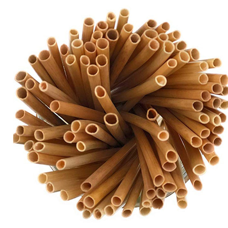 All natural disposable Wheat Straw 100% biodegradable - 100 units pack Environmentally Friendly