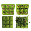 Wall Hanging Planting Bags 4/12/18/36/64Pockets Green Grow Bag Planter