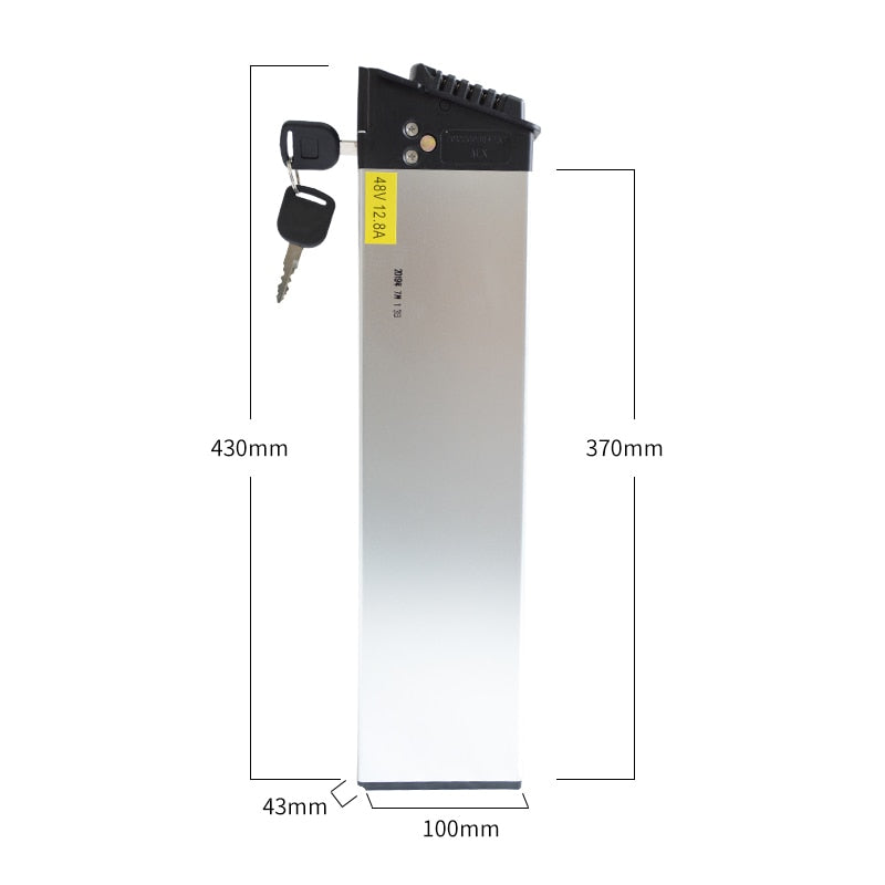 48 V 12.8AH Electric bicycle battery E-bike built-in battery