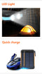Solar Power Bank Real 20000 mAh Dual USB External Waterproof Polymer Battery Charger Outdoor Light Lamp Powerbank Ferisi