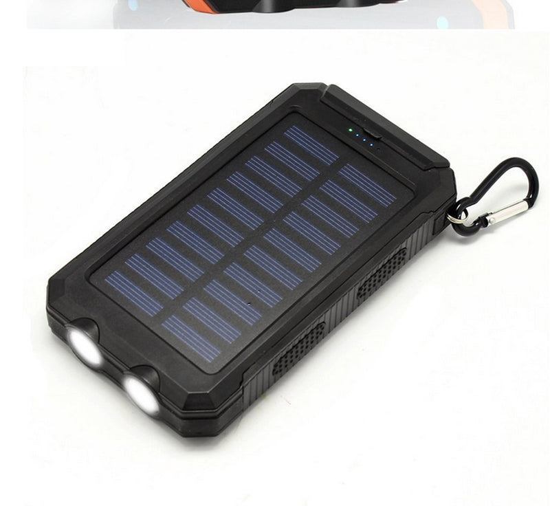 Solar Power Bank Real 20000 mAh Dual USB External Waterproof Polymer Battery Charger Outdoor Light Lamp Powerbank Ferisi