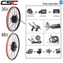 Electric bike Conversion Kit Bluetooth 36V 48V 250W 350W 500W 1000W 1500W 20-29inch EBike Front Rear Bicycle hub Motor Wheel