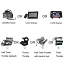 Electric bike Conversion Kit Bluetooth 36V 48V 250W 350W 500W 1000W 1500W 20-29inch EBike Front Rear Bicycle hub Motor Wheel