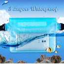 Outdoor Waterproof Swimming Storage Dry Bag with Adjustable Strap Universal Waist Pack Pouch for Cell Phone