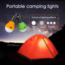 Mini Portable LED Bulb Emergency Lamp Waterproof Hanging Hook Flashlight Camping Light Use 3*AAA