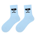 Women 2020 funny face socks cotton