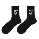 Women 2020 funny face socks cotton
