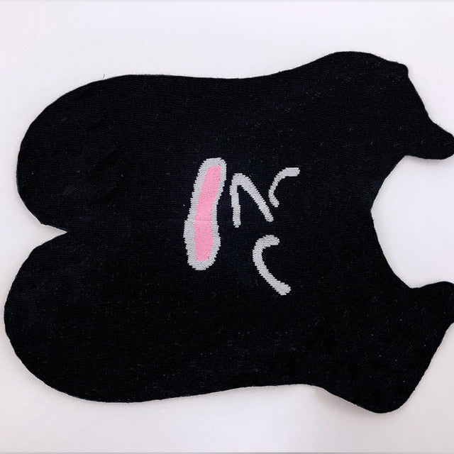 Women 2020 funny face socks cotton