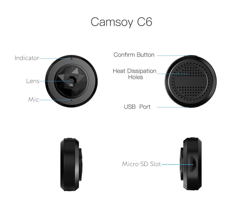 Mini Smallest Camera HD 720P With Night Vision IP WIFI