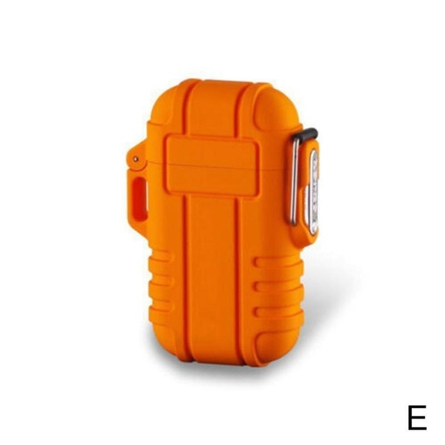 Usb Charging Electronic Lighter Fire Starter Waterproof & Windproof Outdoor Camping Lighter Multifunctional Tools