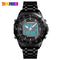 Men's Watches Solar Sports Digital Quartz  Full Steel Waterproof LED Wrist Watch