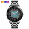 Men's Watches Solar Sports Digital Quartz  Full Steel Waterproof LED Wrist Watch