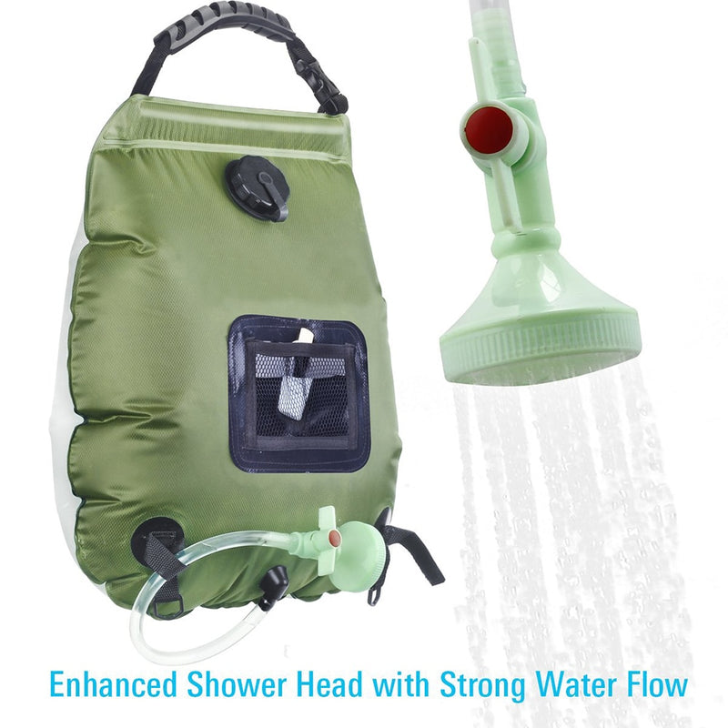 Portable  Outdoor Shower Bag 20L Heating Camping Shower Bag