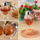Honey Jar Container Storage Pot Stand Holder Squeeze Bottle