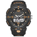 New 2020 SMAEL Brand Solar Energy Watch Digital Quartz Men Sport Watch