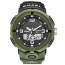 New 2020 SMAEL Brand Solar Energy Watch Digital Quartz Men Sport Watch