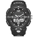 New 2020 SMAEL Brand Solar Energy Watch Digital Quartz Men Sport Watch