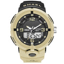 New 2020 SMAEL Brand Solar Energy Watch Digital Quartz Men Sport Watch