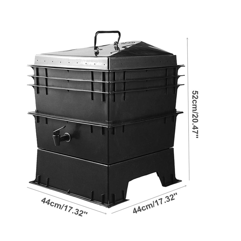 Kitchen Waste Earthworm Compost Box