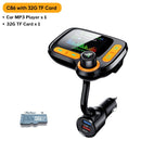 Car MP3 Player Bluetooth Car Kit FM Transmitter Modulator with Color Screen AUX Auto Music Adapter QC 3.0 USB Charger