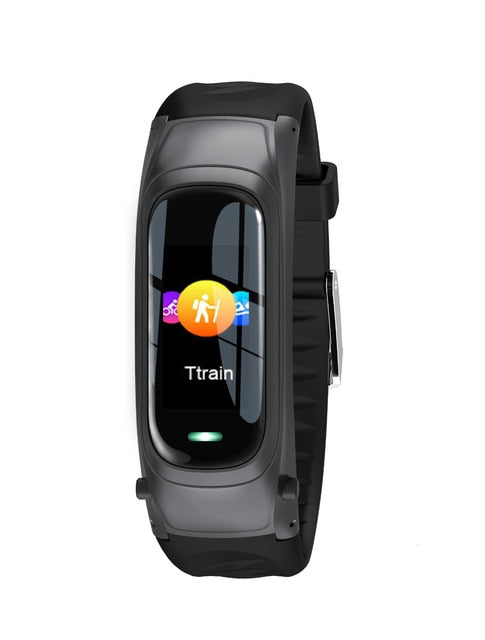 Jelly Comb Smart Watch Bluetooth Earphone 2 In 1 Bluetooth 5.0 Chip IP67 Waterproof Sport SmartWatch for IOS Android Call Dial