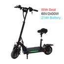 Off Road 60 V Electric Scooter Halo Knight Fold-able 2400 W 70 km/H E Scooter For Adults