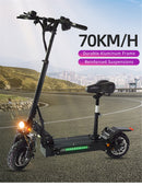 Off Road 60 V Electric Scooter Halo Knight Fold-able 2400 W 70 km/H E Scooter For Adults