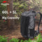 60L+5L Camping Hiking Climbing Backpack Breathable Lightweight About 1160g With Rain Cover