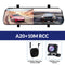 Car DVR 10 Inch Touch Screen Video Recorder Stream Mirror With Rear View Camera  night vision dash cam