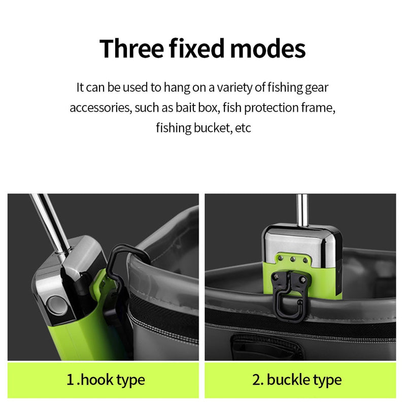 Outdoor Fishing Oxygen Pump Water Absorber Accessories 3 Modes Small Portable Smart Durable Automatic Induction LED Lighting