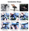Mobile Phone Holder Motorcycle Smartphone for  Motorbike Handlebar Mount with Wireless Charger