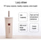 Eco friendly wheat straw Water Cup Portable with double lid